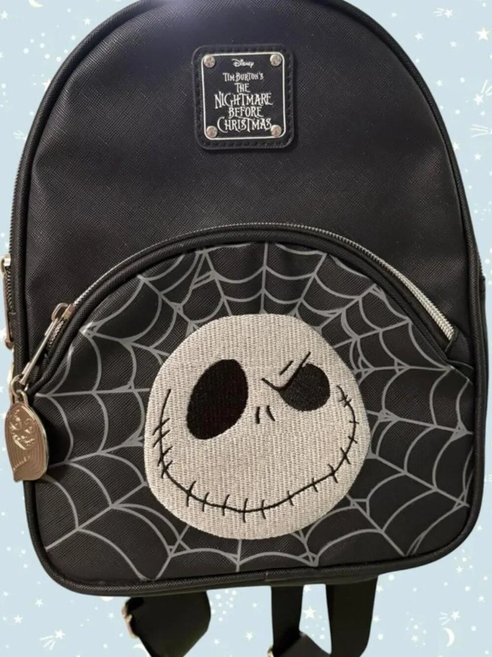 NWOT Disney Nightmare Before Christmas Jack Skellington mini black backpack